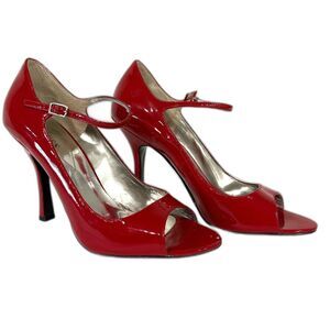 GUESS Sexy Red Stiletto Heels - Size 8